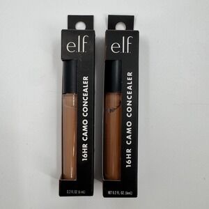 2pk ELF 16HR Camo Concealer Matte Finish Deep Cinnamon 85855 Full Coverage